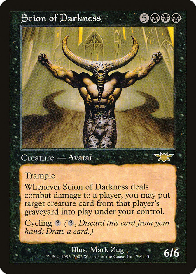 Scion of Darkness [Legions] | Game Master's Emporium (The New GME)