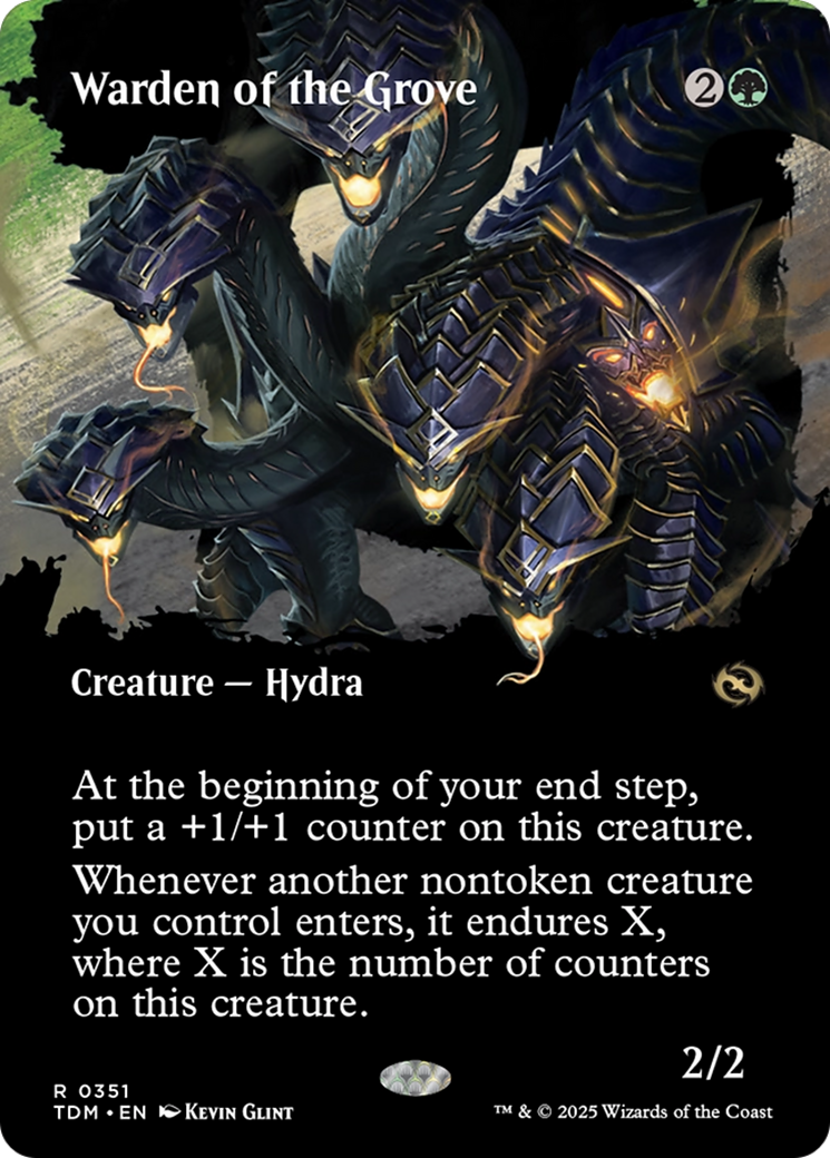 Warden of the Grove (Borderless) [Tarkir: Dragonstorm] | Game Master's Emporium (The New GME)