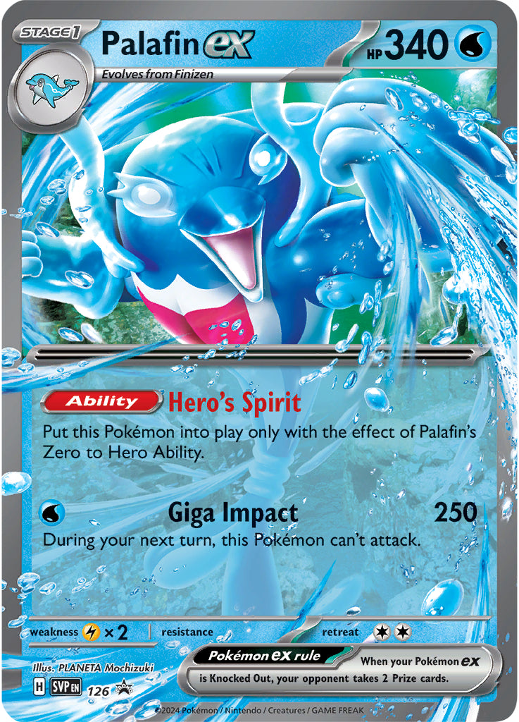 Palafin ex (126) (Jumbo Card) [Scarlet & Violet: Black Star Promos] | Game Master's Emporium (The New GME)