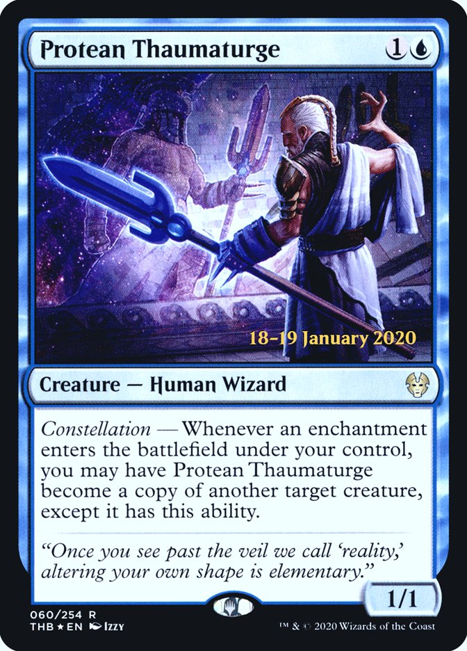 Protean Thaumaturge [Theros Beyond Death Prerelease Promos] | Game Master's Emporium (The New GME)