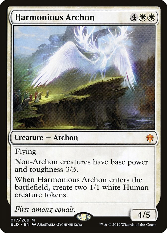 Harmonious Archon [Throne of Eldraine] | Game Master's Emporium (The New GME)