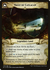 Storm the Vault // Vault of Catlacan [Rivals of Ixalan Prerelease Promos] | Game Master's Emporium (The New GME)