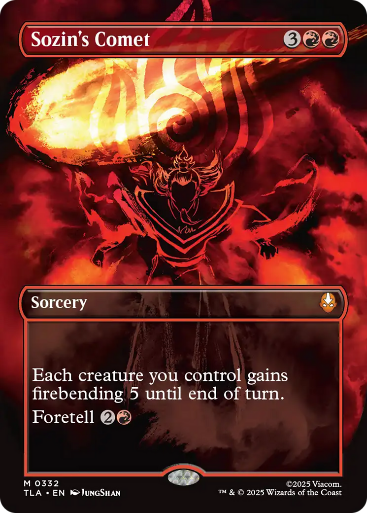 Sozin's Comet (0332) (Borderless) [Avatar: The Last Airbender] | Game Master's Emporium (The New GME)