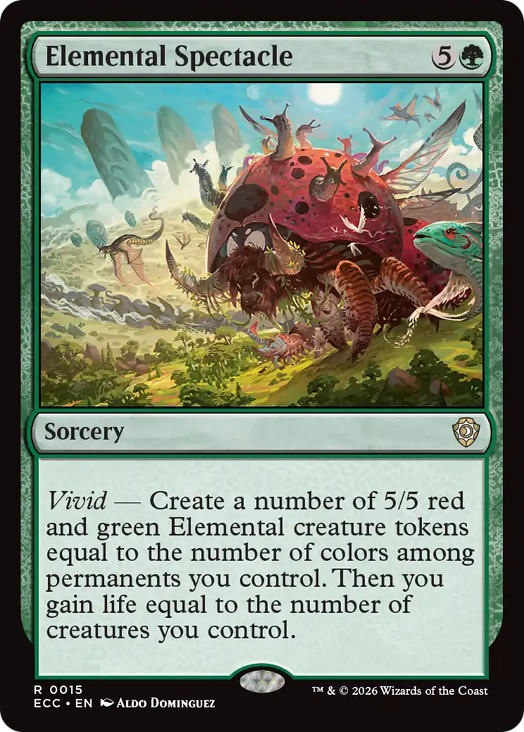 Elemental Spectacle [Lorwyn Eclipsed Commander] | Game Master's Emporium (The New GME)