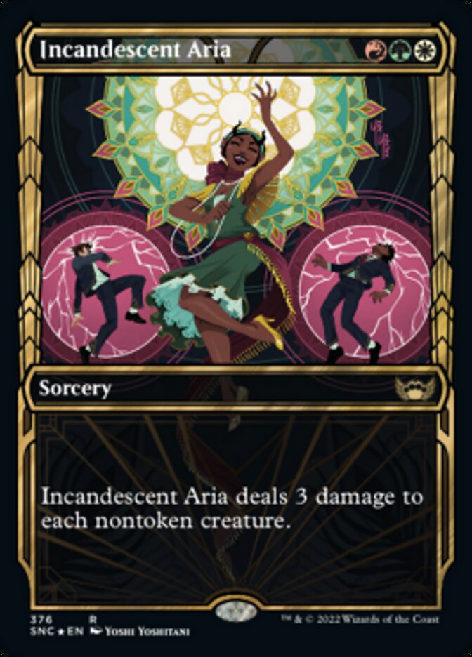 Incandescent Aria (Showcase Golden Age Gilded Foil) [Streets of New Capenna] | Game Master's Emporium (The New GME)