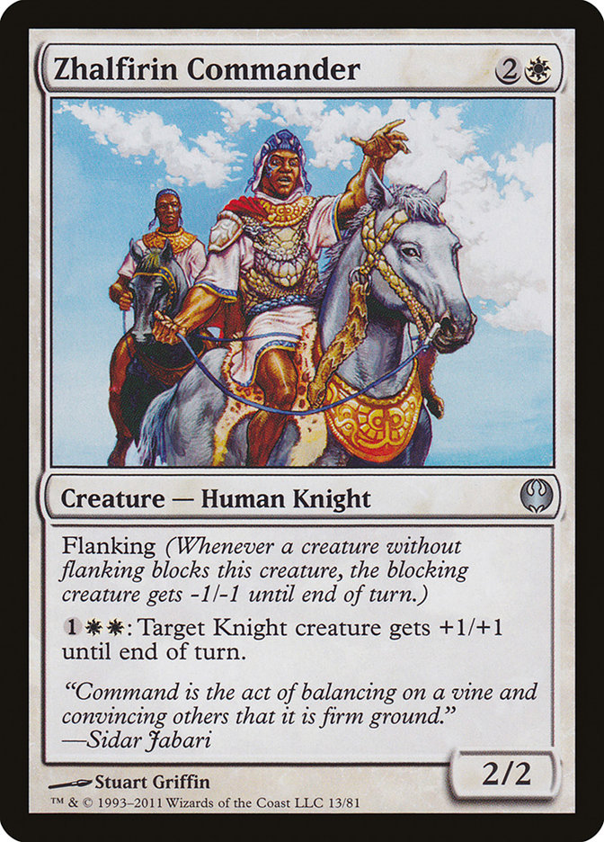 Zhalfirin Commander [Duel Decks: Knights vs. Dragons] | Game Master's Emporium (The New GME)