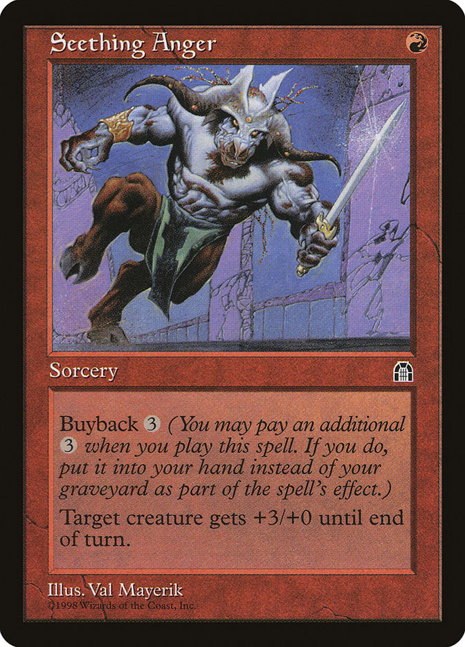 Seething Anger [Stronghold] | Game Master's Emporium (The New GME)