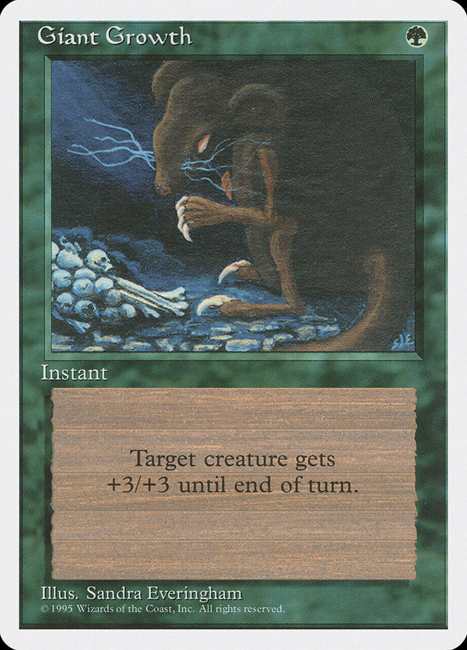 Giant Growth [Fourth Edition] | Game Master's Emporium (The New GME)