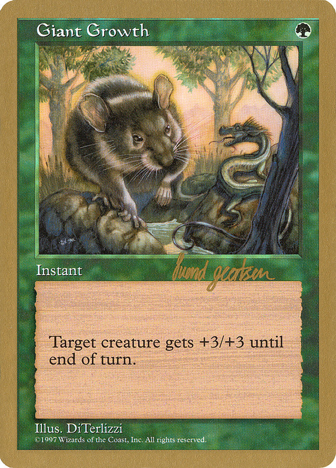 Giant Growth (Svend Geertsen) [World Championship Decks 1997] | Game Master's Emporium (The New GME)