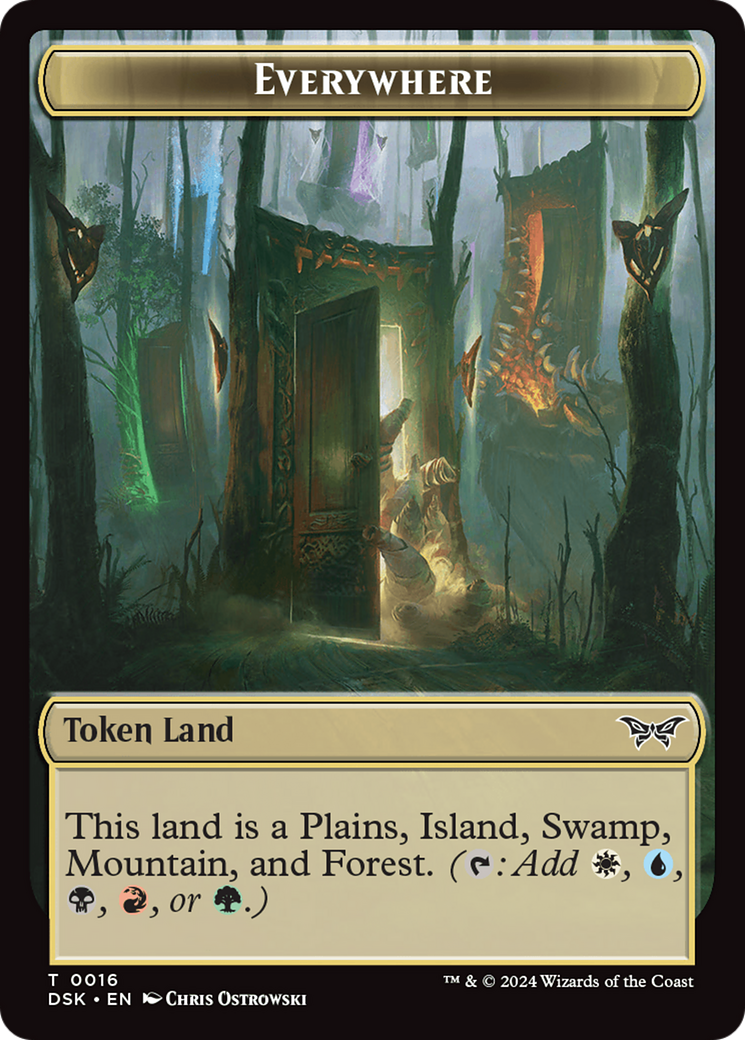 Everywhere Token [Duskmourn: House of Horror Tokens] | Game Master's Emporium (The New GME)