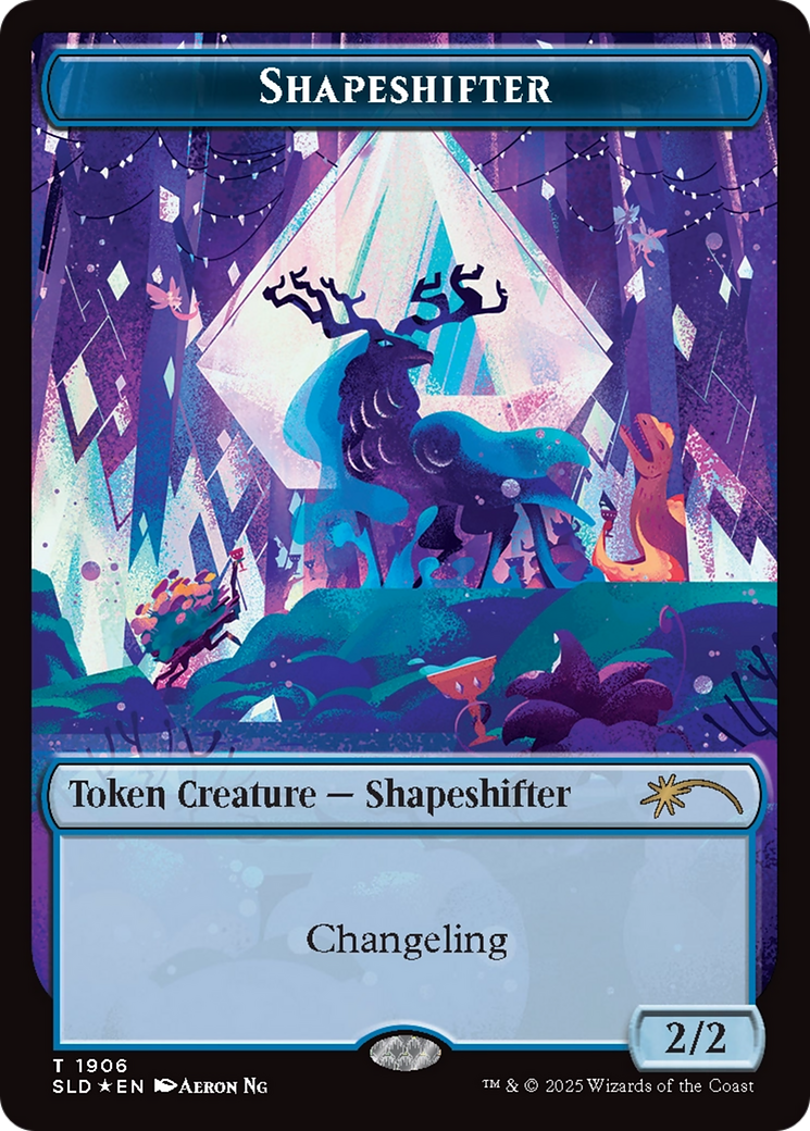 Shapeshifter Token (1906) (Double Rainbow Foil) [Secret Lair Drop Series] | Game Master's Emporium (The New GME)