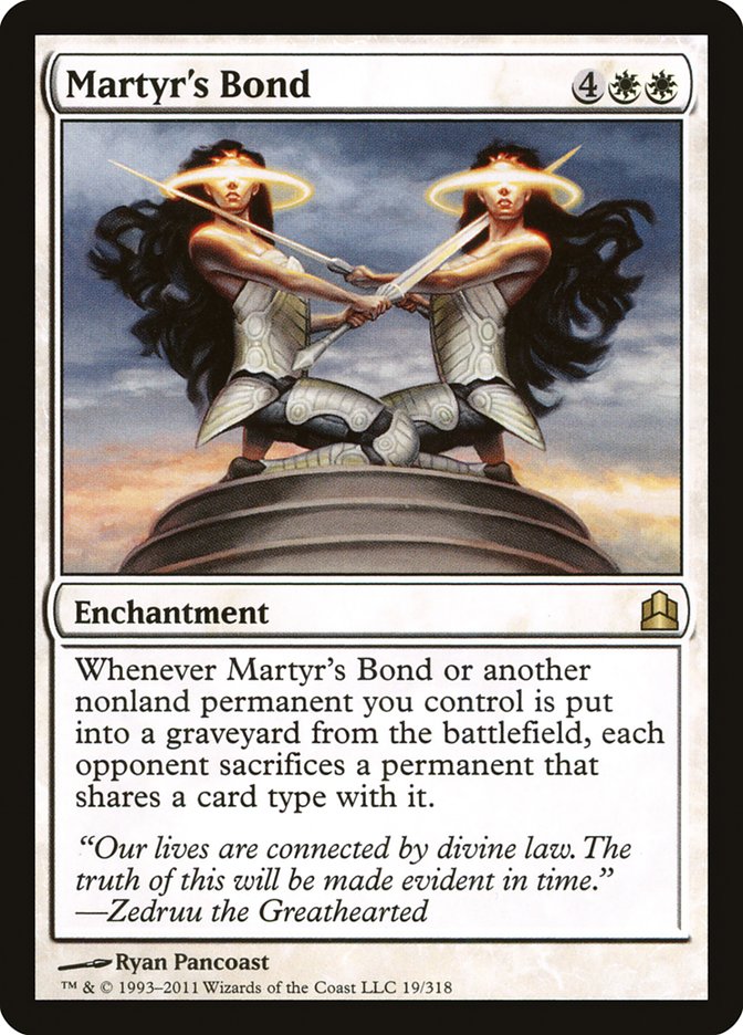 Martyr's Bond [Commander 2011] | Game Master's Emporium (The New GME)