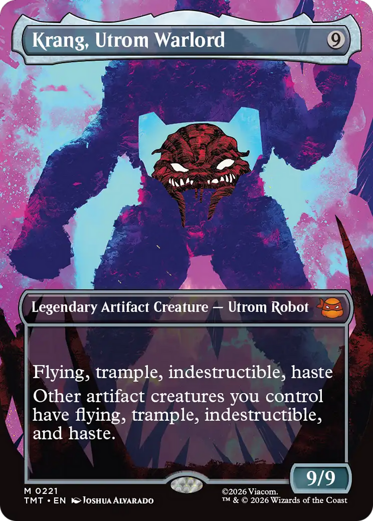 Krang, Utrom Warlord (Borderless) [Teenage Mutant Ninja Turtles] | Game Master's Emporium (The New GME)