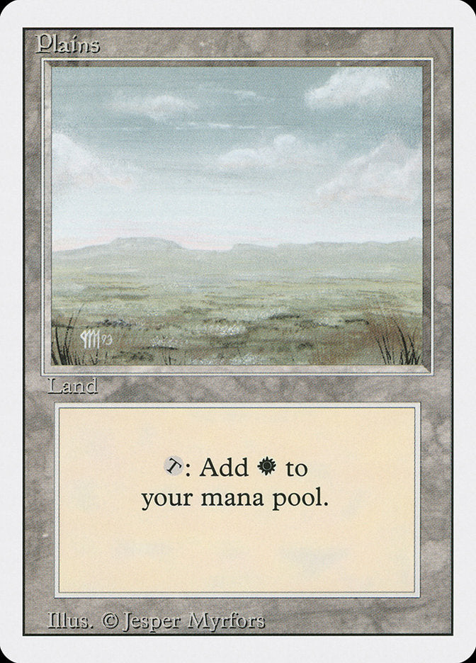 Plains (Signature on Left) [Revised Edition] | Game Master's Emporium (The New GME)
