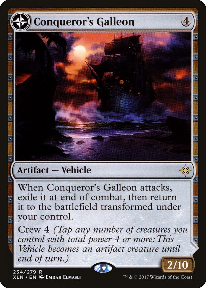 Conqueror's Galleon // Conqueror's Foothold [Ixalan] | Game Master's Emporium (The New GME)