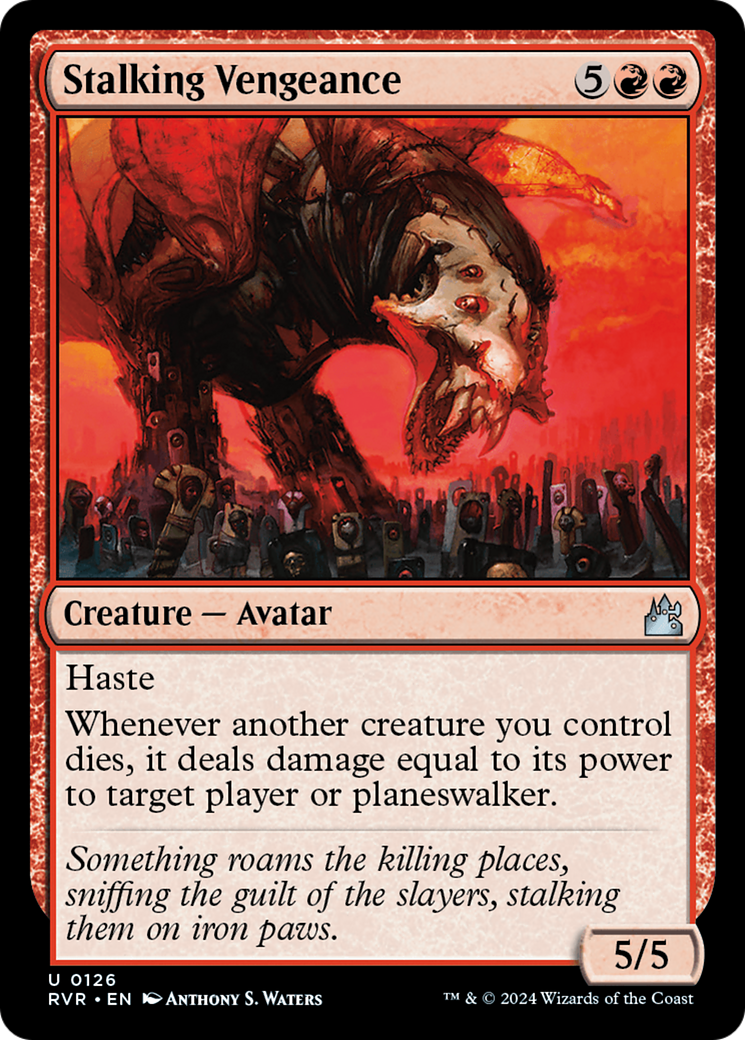 Stalking Vengeance [Ravnica Remastered] | Game Master's Emporium (The New GME)