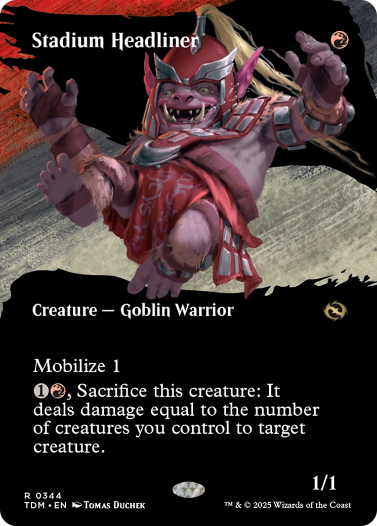 Stadium Headliner (Borderless) [Tarkir: Dragonstorm] | Game Master's Emporium (The New GME)