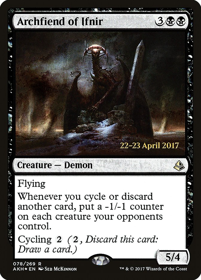 Archfiend of Ifnir [Amonkhet Prerelease Promos] | Game Master's Emporium (The New GME)