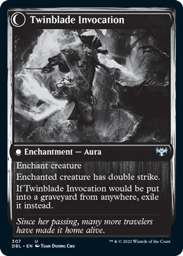 Twinblade Geist // Twinblade Invocation [Innistrad: Double Feature] | Game Master's Emporium (The New GME)