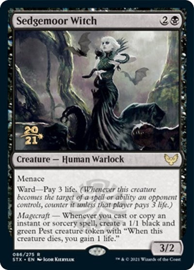 Sedgemoor Witch [Strixhaven: School of Mages Prerelease Promos] | Game Master's Emporium (The New GME)