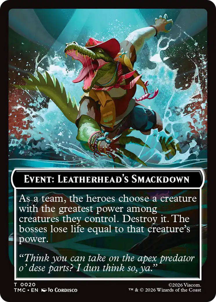 Event: Leatherhead's Smackdown [Teenage Mutant Ninja Turtles Commander Tokens] | Game Master's Emporium (The New GME)