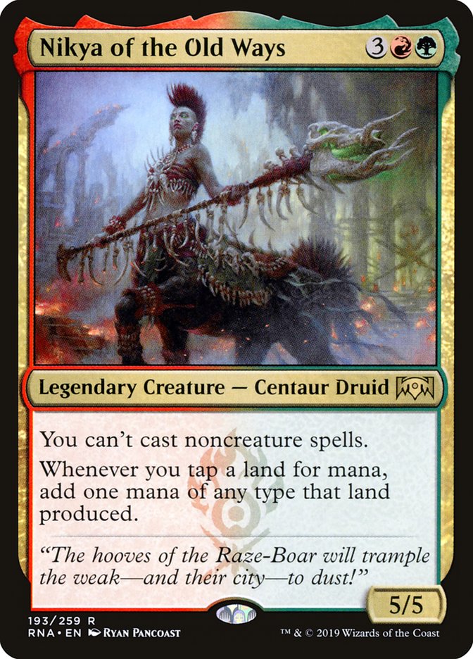 Nikya of the Old Ways [Ravnica Allegiance] | Game Master's Emporium (The New GME)