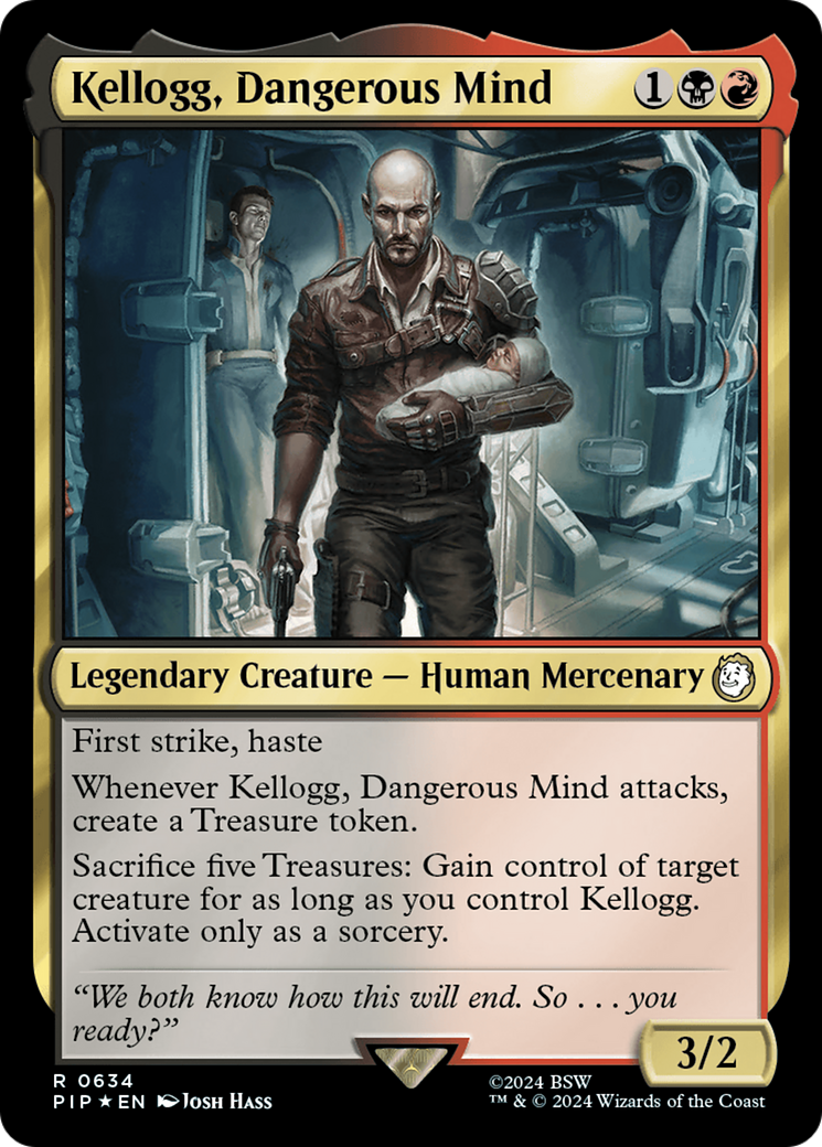 Kellogg, Dangerous Mind (Surge Foil) [Fallout] | Game Master's Emporium (The New GME)