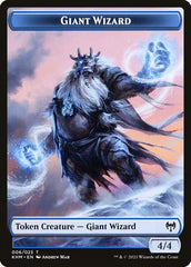 Human Warrior // Giant Wizard Double-Sided Token [Kaldheim Tokens] | Game Master's Emporium (The New GME)