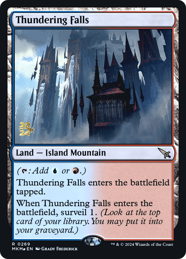 Thundering Falls [Murders at Karlov Manor Prerelease Promos] | Game Master's Emporium (The New GME)