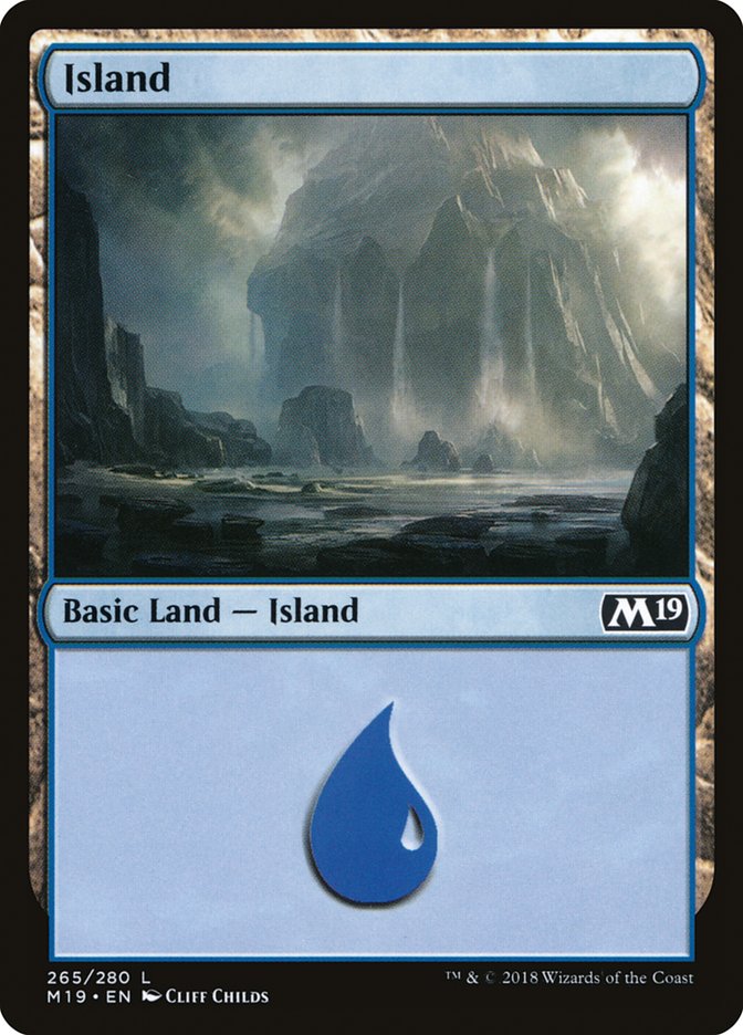 Island (265) [Core Set 2019] | Game Master's Emporium (The New GME)