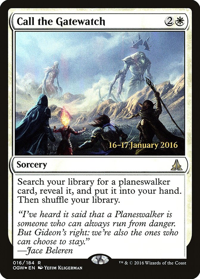 Call the Gatewatch [Oath of the Gatewatch Prerelease Promos] | Game Master's Emporium (The New GME)