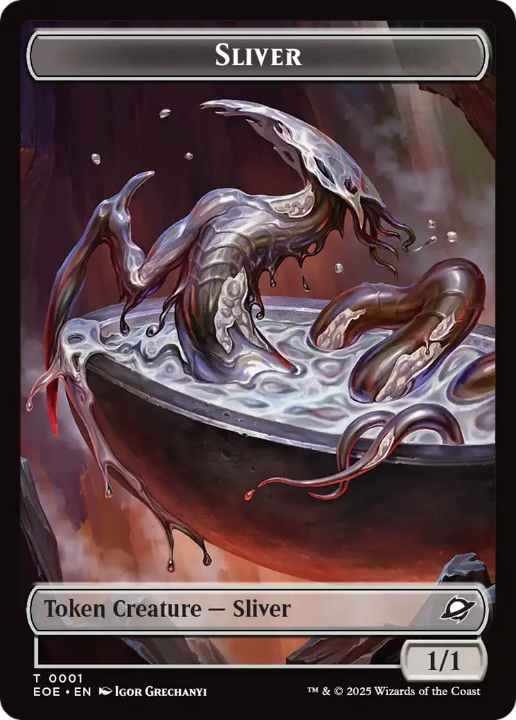 Robot // Sliver Double-Sided Token [Edge of Eternities Tokens] | Game Master's Emporium (The New GME)