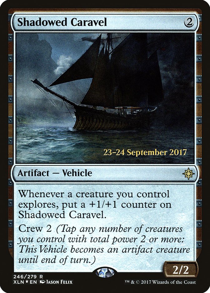 Shadowed Caravel [Ixalan Prerelease Promos] | Game Master's Emporium (The New GME)