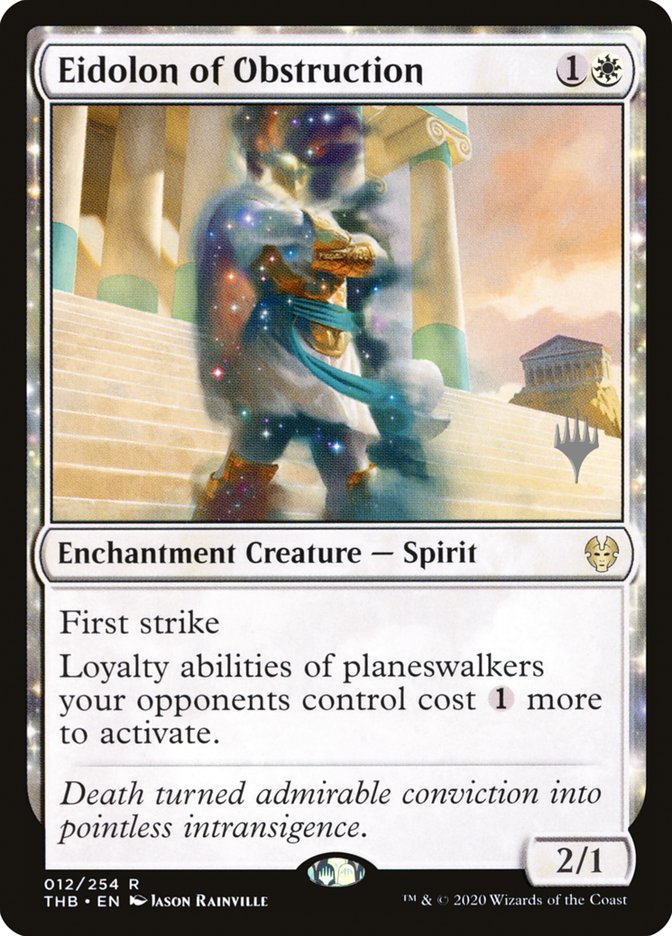 Eidolon of Obstruction (Promo Pack) [Theros Beyond Death Promos] | Game Master's Emporium (The New GME)