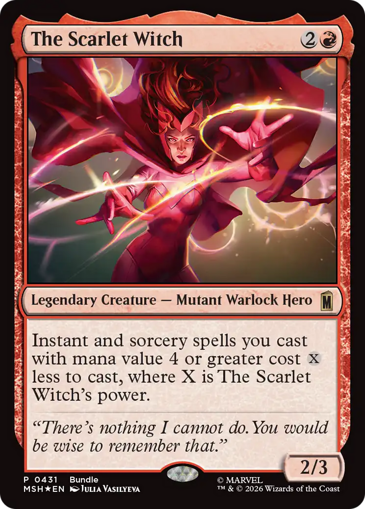 The Scarlet Witch (Bundle) [Marvel Super Heroes Promos] | Game Master's Emporium (The New GME)