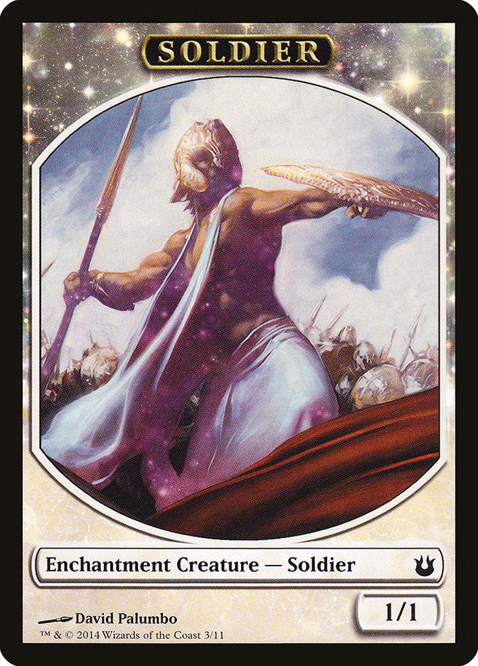 Soldier Token [Born of the Gods Tokens] | Game Master's Emporium (The New GME)