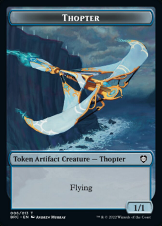 Copy // Thopter (006) Double-Sided Token [The Brothers' War Commander Tokens] | Game Master's Emporium (The New GME)