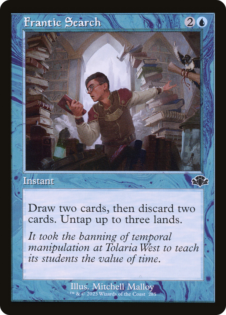 Frantic Search (Retro) [Dominaria Remastered] | Game Master's Emporium (The New GME)