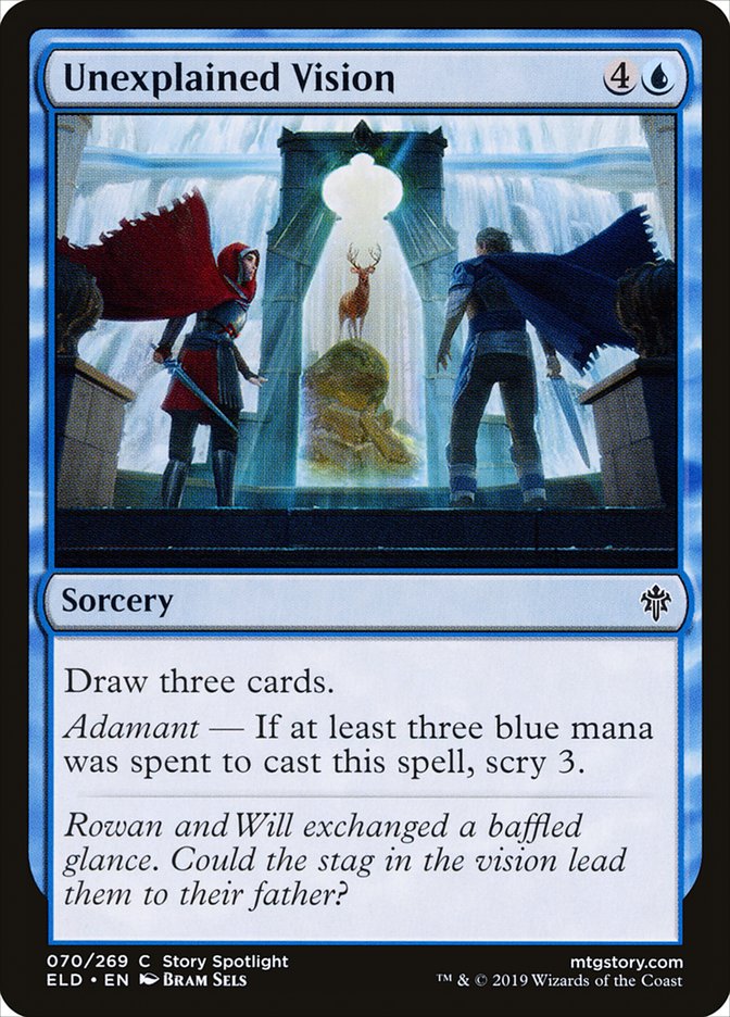 Unexplained Vision [Throne of Eldraine] | Game Master's Emporium (The New GME)