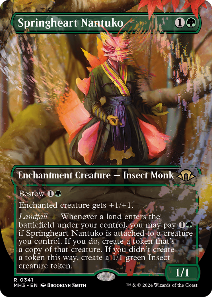 Springheart Nantuko (Borderless) [Modern Horizons 3] | Game Master's Emporium (The New GME)