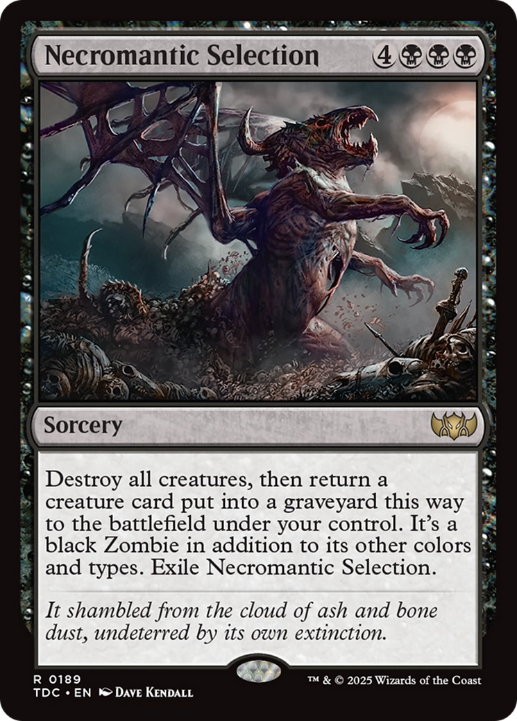 Necromantic Selection [Tarkir: Dragonstorm Commander] | Game Master's Emporium (The New GME)