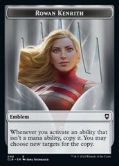 Rowan Kenrith Emblem // Copy Double-Sided Token [Commander Legends: Battle for Baldur's Gate Tokens] | Game Master's Emporium (The New GME)