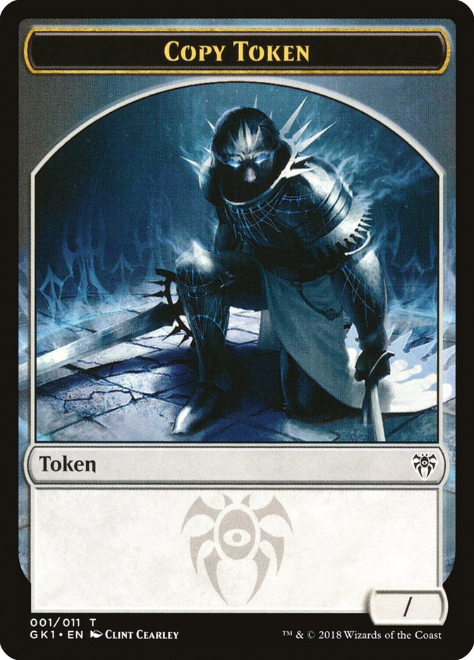 Copy // Horror Double-Sided Token [Guilds of Ravnica Guild Kit Tokens] | Game Master's Emporium (The New GME)