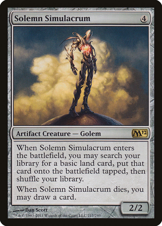 Solemn Simulacrum [Magic 2012] | Game Master's Emporium (The New GME)