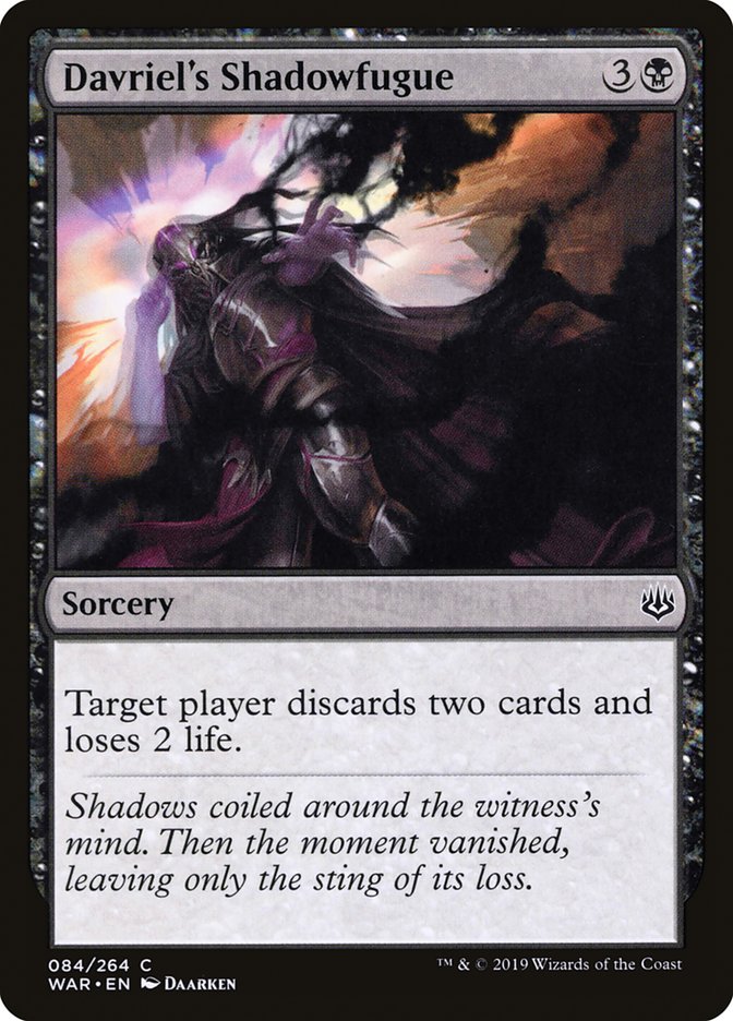 Davriel's Shadowfugue [War of the Spark] | Game Master's Emporium (The New GME)