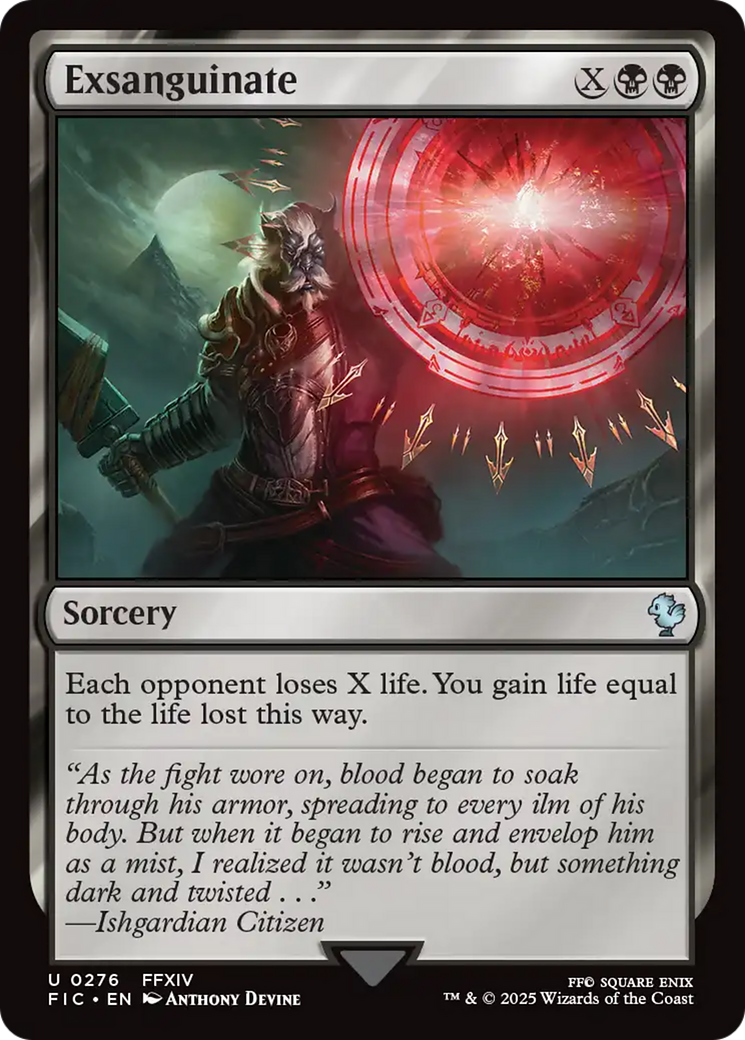 Exsanguinate [FINAL FANTASY Commander] | Game Master's Emporium (The New GME)