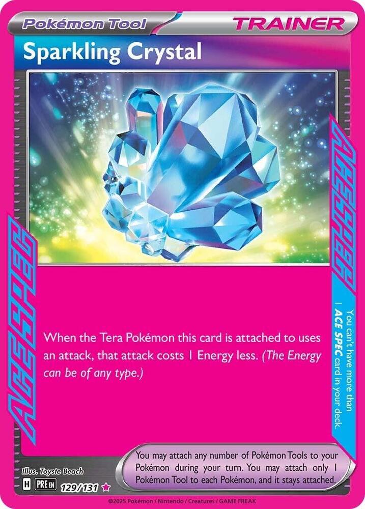 Sparkling Crystal (129/131) [Scarlet & Violet: Prismatic Evolutions] | Game Master's Emporium (The New GME)