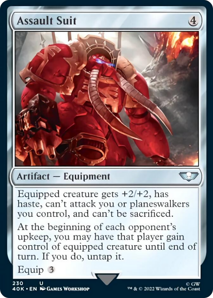 Assault Suit (Surge Foil) [Warhammer 40,000] | Game Master's Emporium (The New GME)