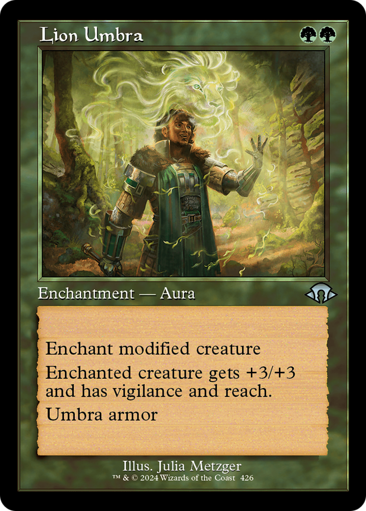 Lion Umbra (Retro Frame) [Modern Horizons 3] | Game Master's Emporium (The New GME)