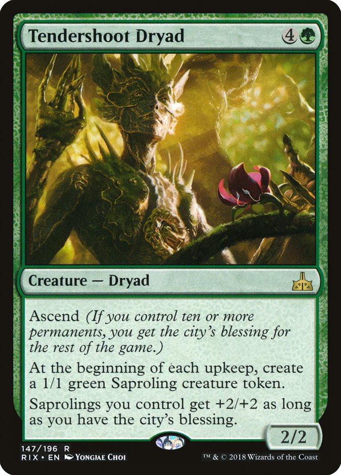 Tendershoot Dryad [Rivals of Ixalan] | Game Master's Emporium (The New GME)